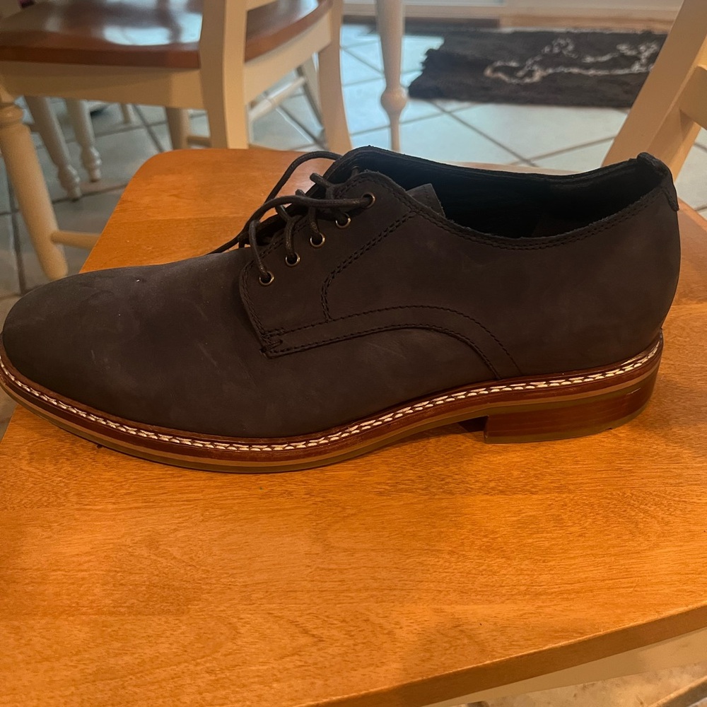 Men’s Cole Haan blue suede dress shoes.  Worn a few times.  Size 11